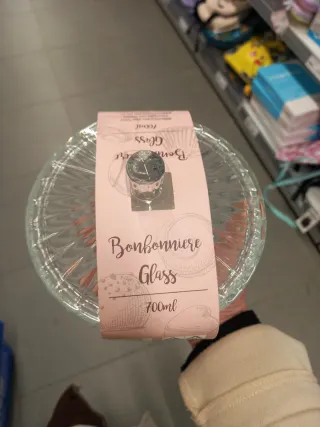 Centro tavola/porta oggetti con coperchio in vetro