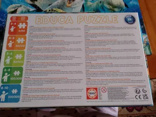 Puzzle Educa 100 Piezas Animales Marinos