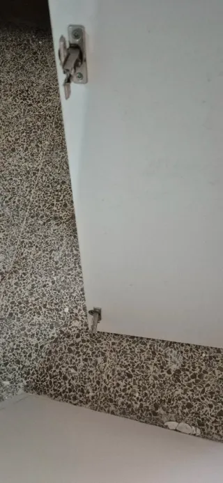 Puerta armario cocina blanca