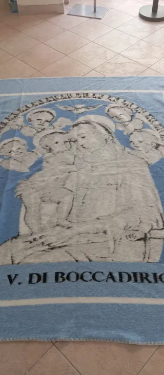 Plaid B. V. Di Boccadirio artigianale