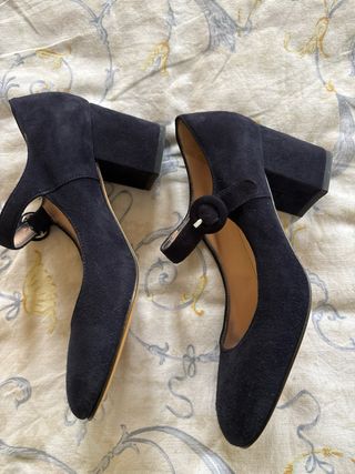 Scarpe Michele lopriore blu con Tacco cm6