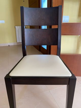 Mesa comedor cristal y 8 sillas