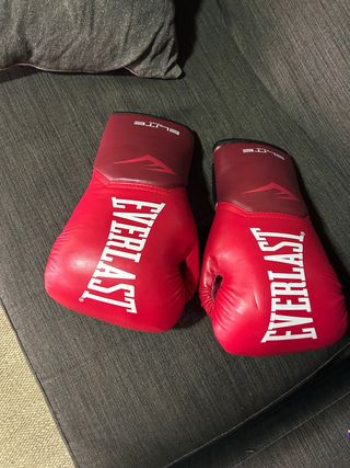 Guantes Boxeo Everlast Elite Rojos talla L 14 oz