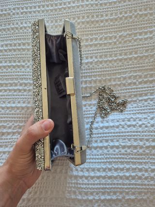 Bolso de fiesta plata