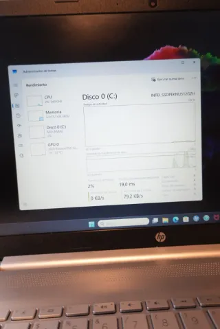 Ordenador Portátil HP Ryzen 7 5700U 16Gb 512Gb SSD