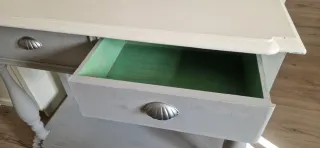 Mueble recibidor restaurado madera