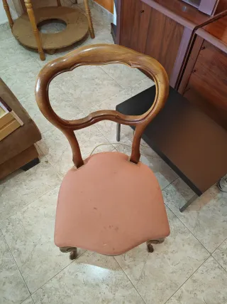 Silla de madera estilo vintage