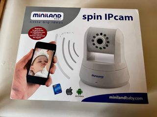 Miniland Spin IPcam Cámara Vigilancia Bebé