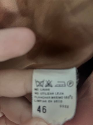 Abrigo Lana Virgen El Corte Inglés Beige/Gris