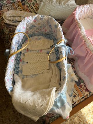 Capazo Moisés Mimbre Bebé