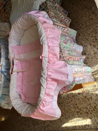 Capazo Moisés Mimbre Bebé