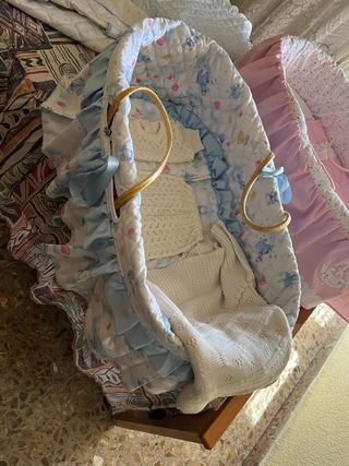 Capazo Moisés Mimbre Bebé