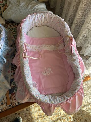 Capazo Moisés Mimbre Bebé