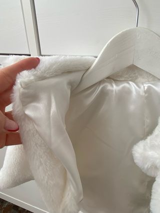 Capa de vestir de pelo