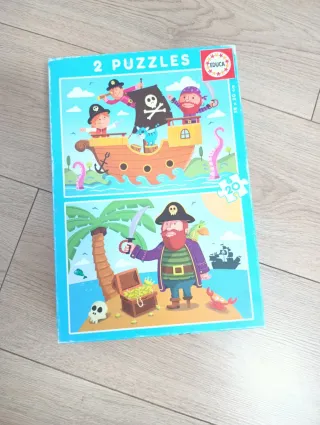2 Puzzles Educa: Caballeros y Piratas