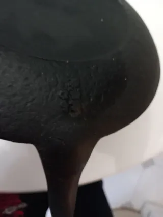 Tetera de hierro fundido negra