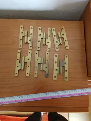 Bisagras doradas para puerta (lote)