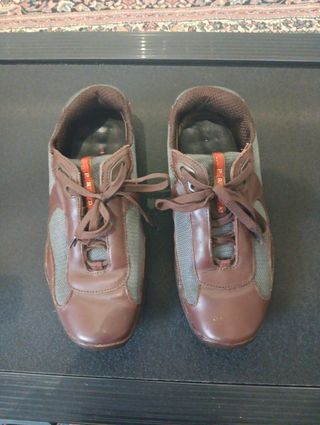 Scarpe prada unisex originali marroni