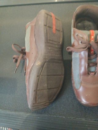 Scarpe prada unisex originali marroni