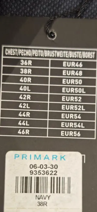 Traje Cedar Wood Azul Marino