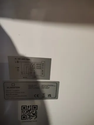 Campana Klarstein Montblanc Blanca Nueva