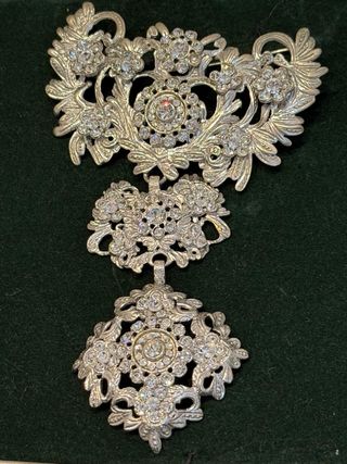 Adrezo fallera completo Plata de Serres