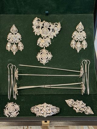 Adrezo fallera completo Plata de Serres