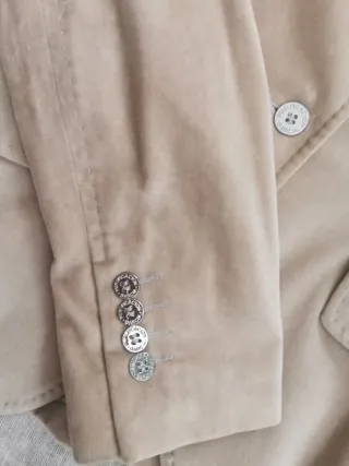 Chaqueta Purificación García Beige Talla M