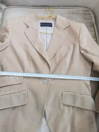 Chaqueta Purificación García Beige Talla M