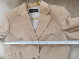 Chaqueta Purificación García Beige Talla M