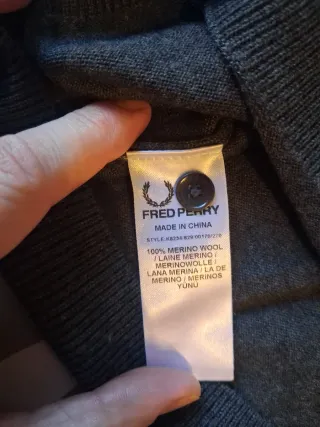 Jersey Fred Perry Gris