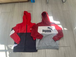 Lote 2 Chaquetas Deportivas Adidas y Puma