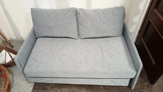 Sofá Cama Gris 2 Plazas