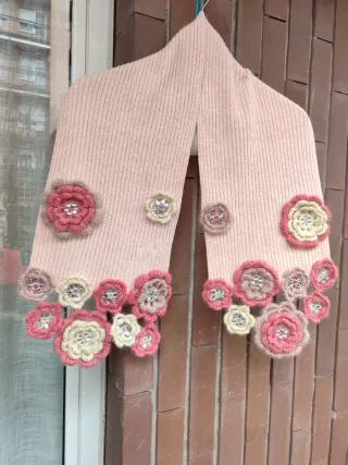 Moschino sciarpa con fiori