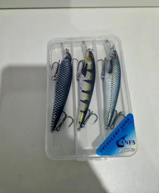 Conjunto 3 Iscas de Pesca