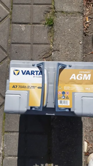Batería Varta AGM A7 70Ah 12V 700A