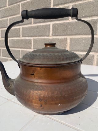 Teiera antica in rame