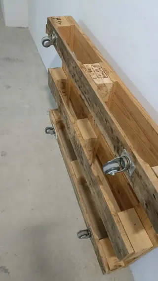 Palet Europeo con ruedas