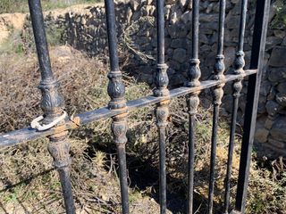 Puerta forjada hierro forjado