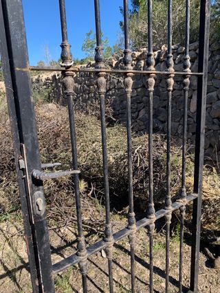 Puerta forjada hierro forjado