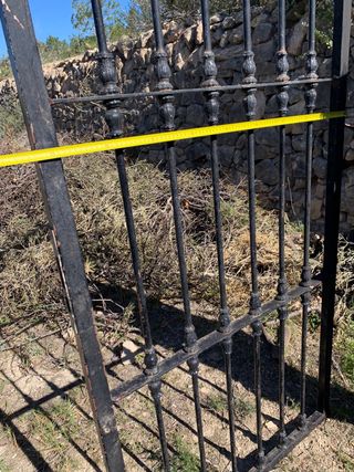 Puerta forjada hierro forjado