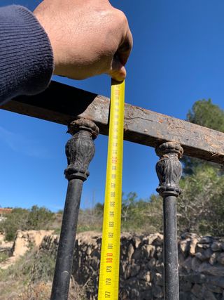 Puerta forjada hierro forjado