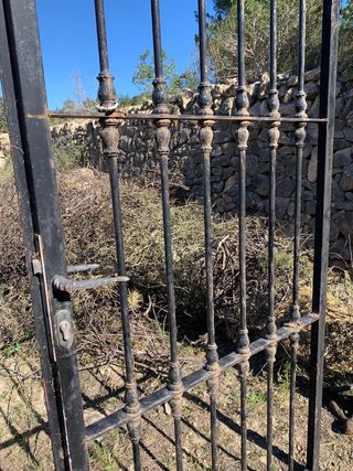 Puerta forjada hierro forjado