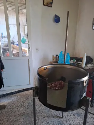 Barbacoa/Paellero Metálico Desmontable