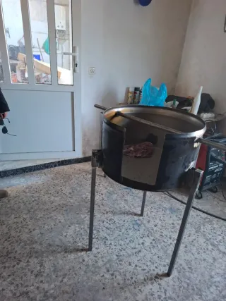 Barbacoa/Paellero Metálico Desmontable