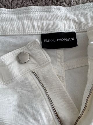Pantalón Armani Mujer Blanco