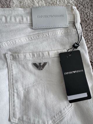Pantalón Armani Mujer Blanco