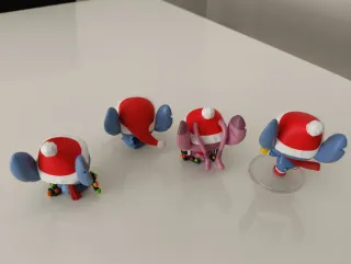 4 Figuras Funko Pop Stitch Navideños