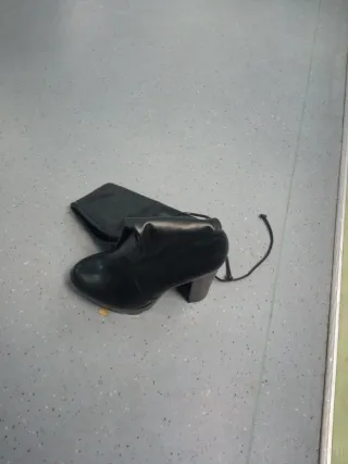 Botas de tacón negras San Valentín