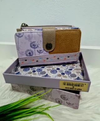 Carteira Sweet Candy com estampa artística